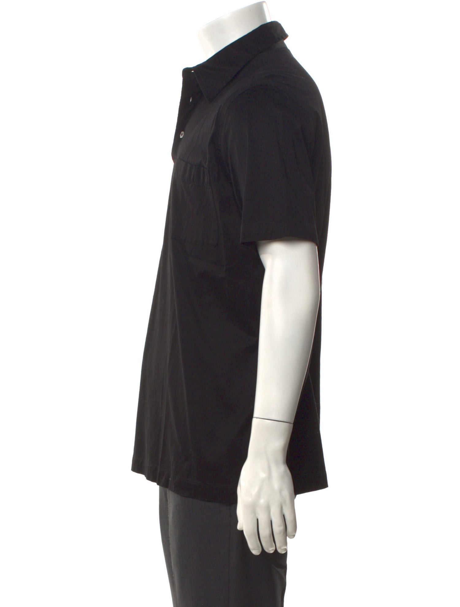 Brioni V-Neck Short Sleeve Polo Shirt