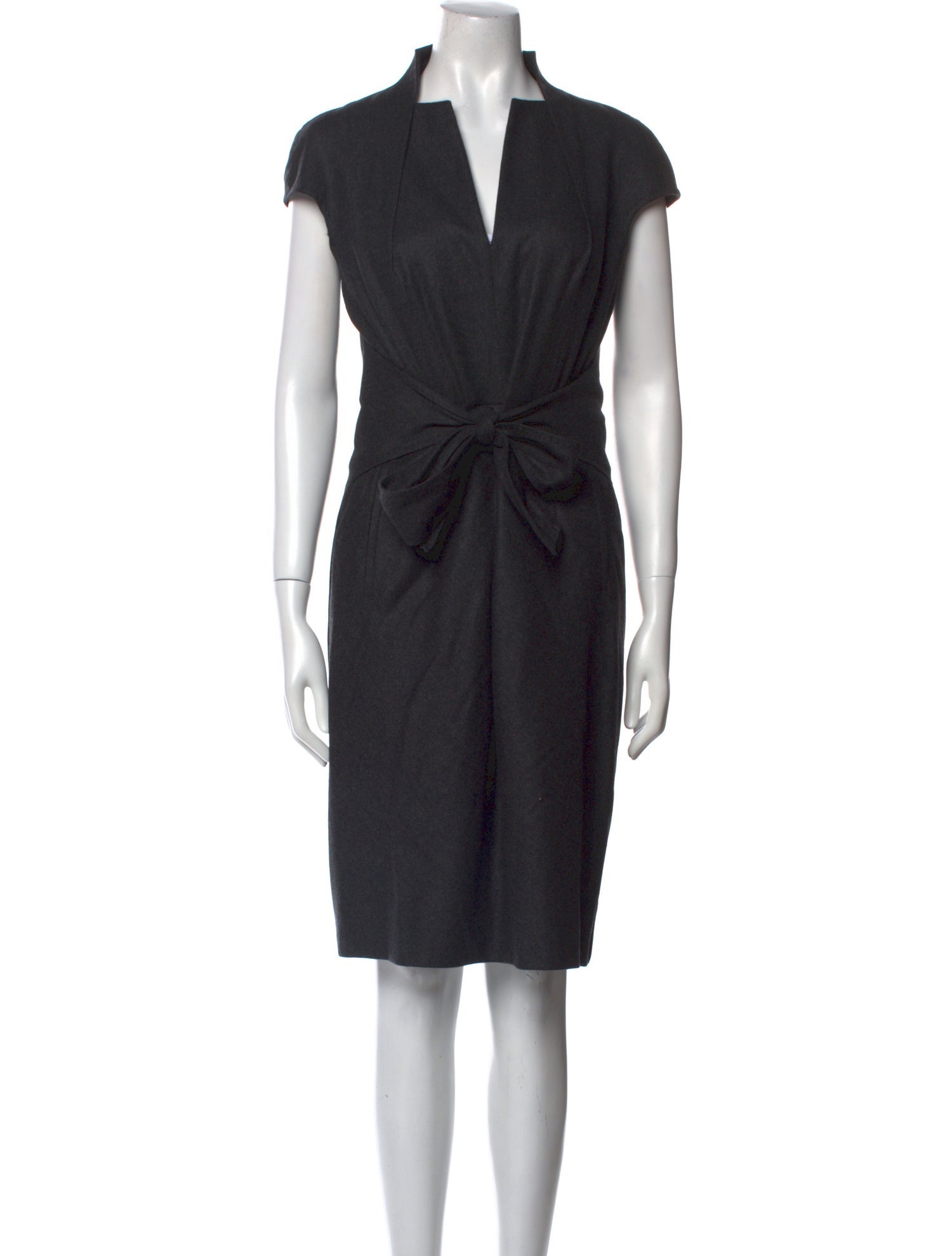 Brioni Cashmere Midi Length Dress