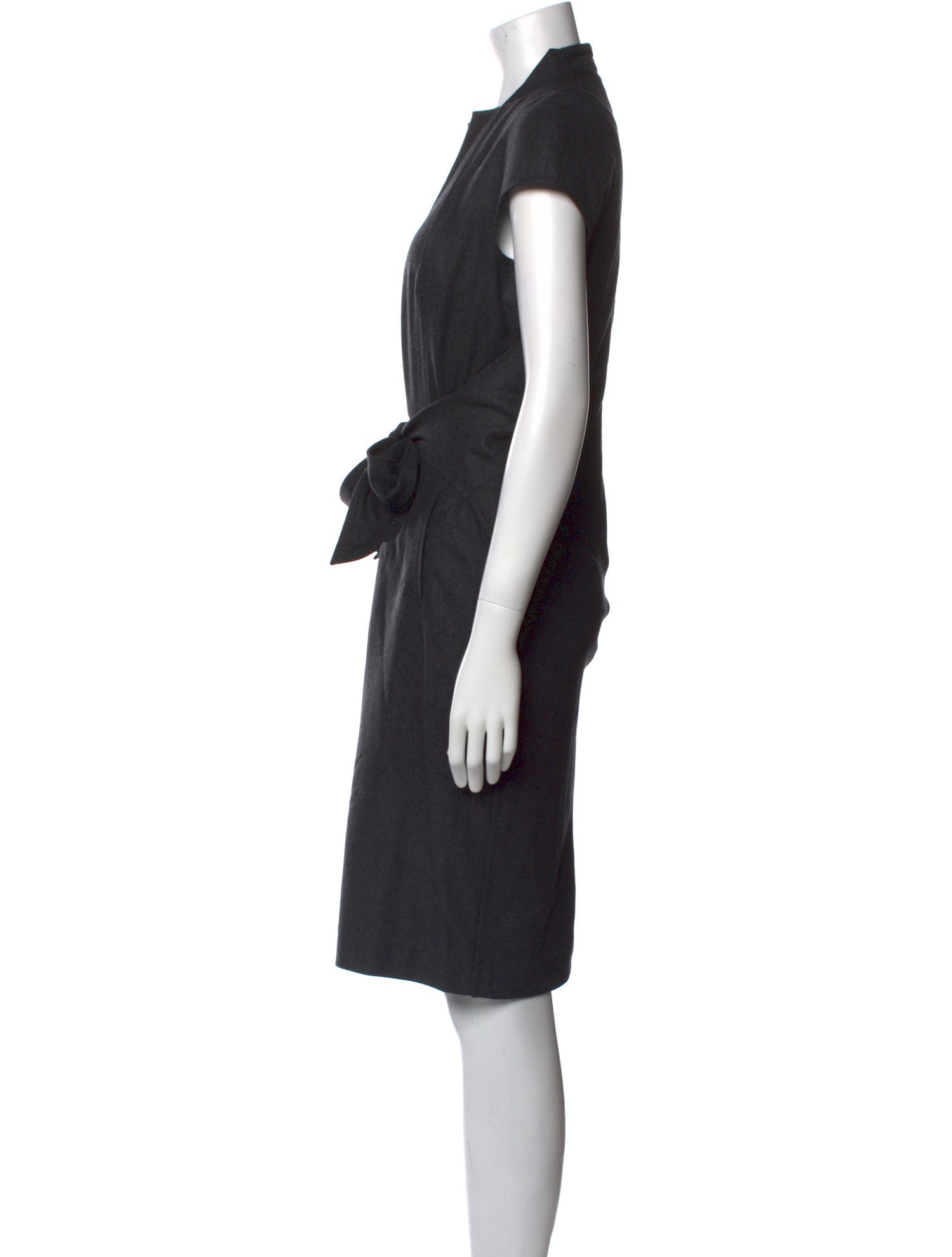 Brioni Cashmere Midi Length Dress