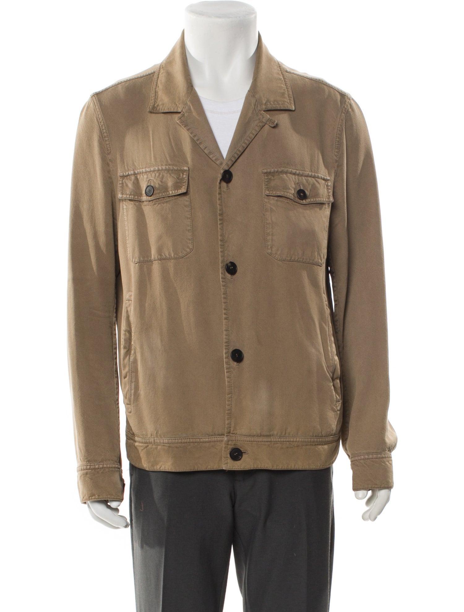 Brioni Silk Utility Jacket