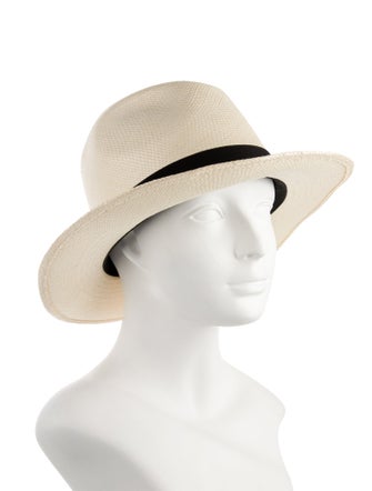 Brioni white pattern print hat