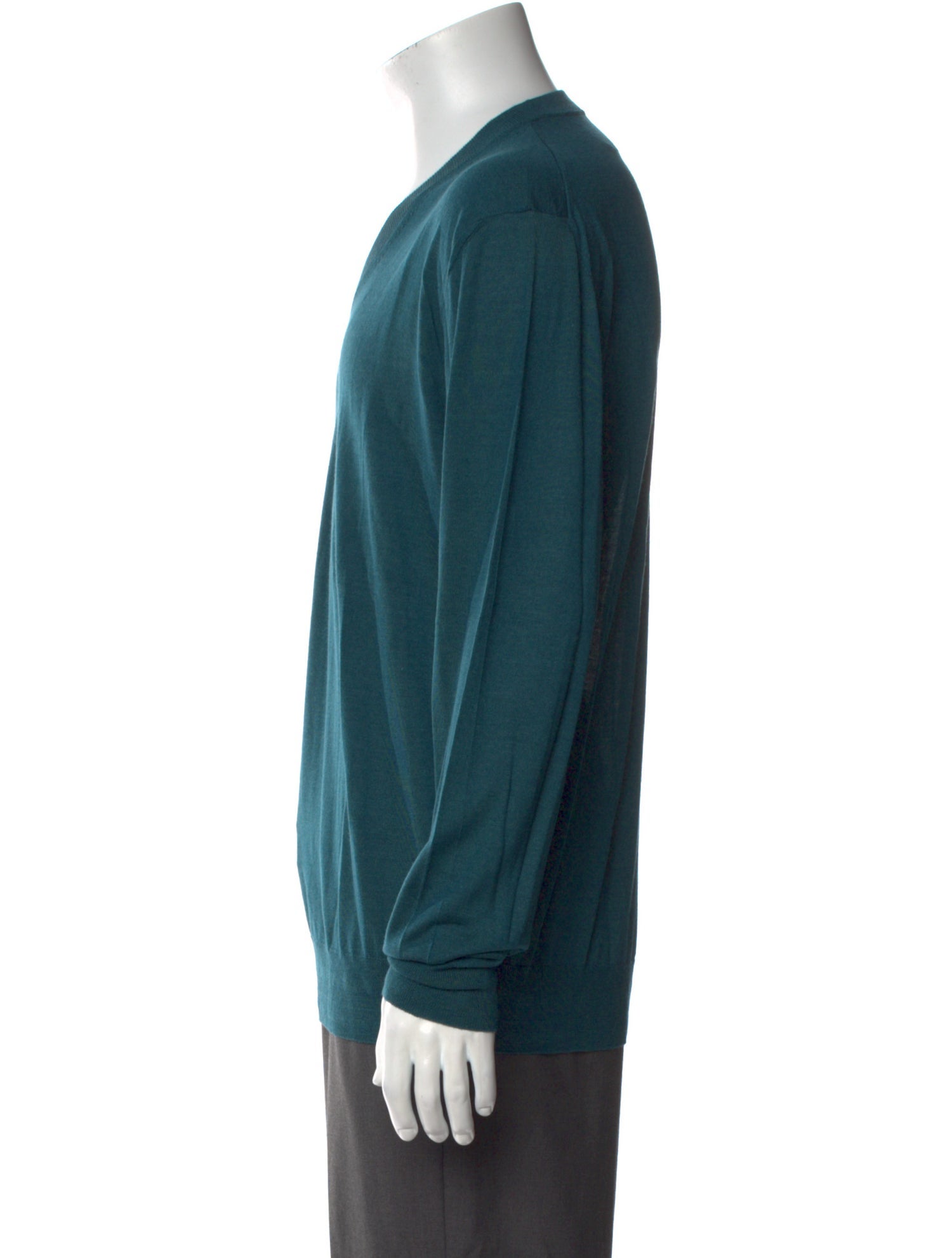Brioni V-Neck Long Sleeve Pullover