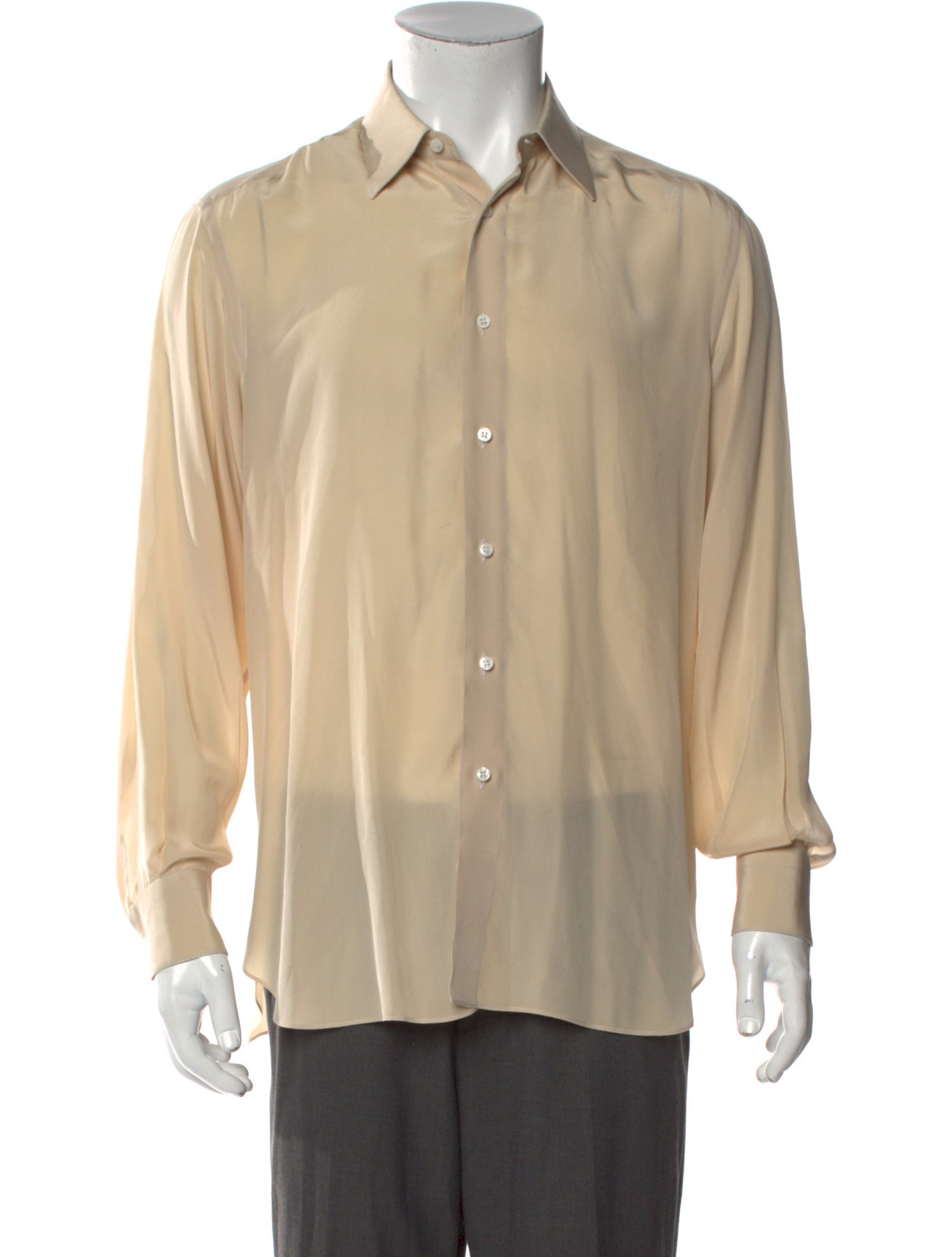 Brioni Silk Long Sleeve Shirt