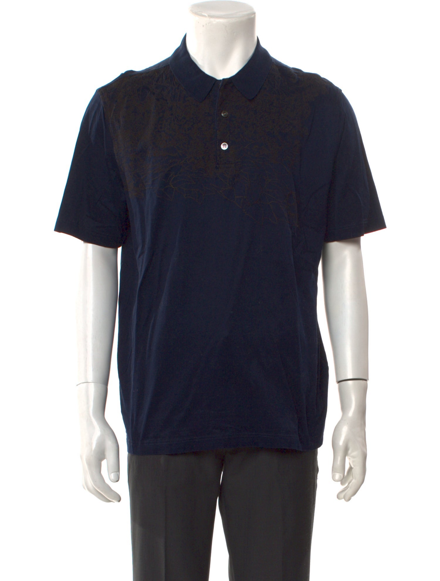 Brioni Crew Neck Short Sleeve Polo Shirt