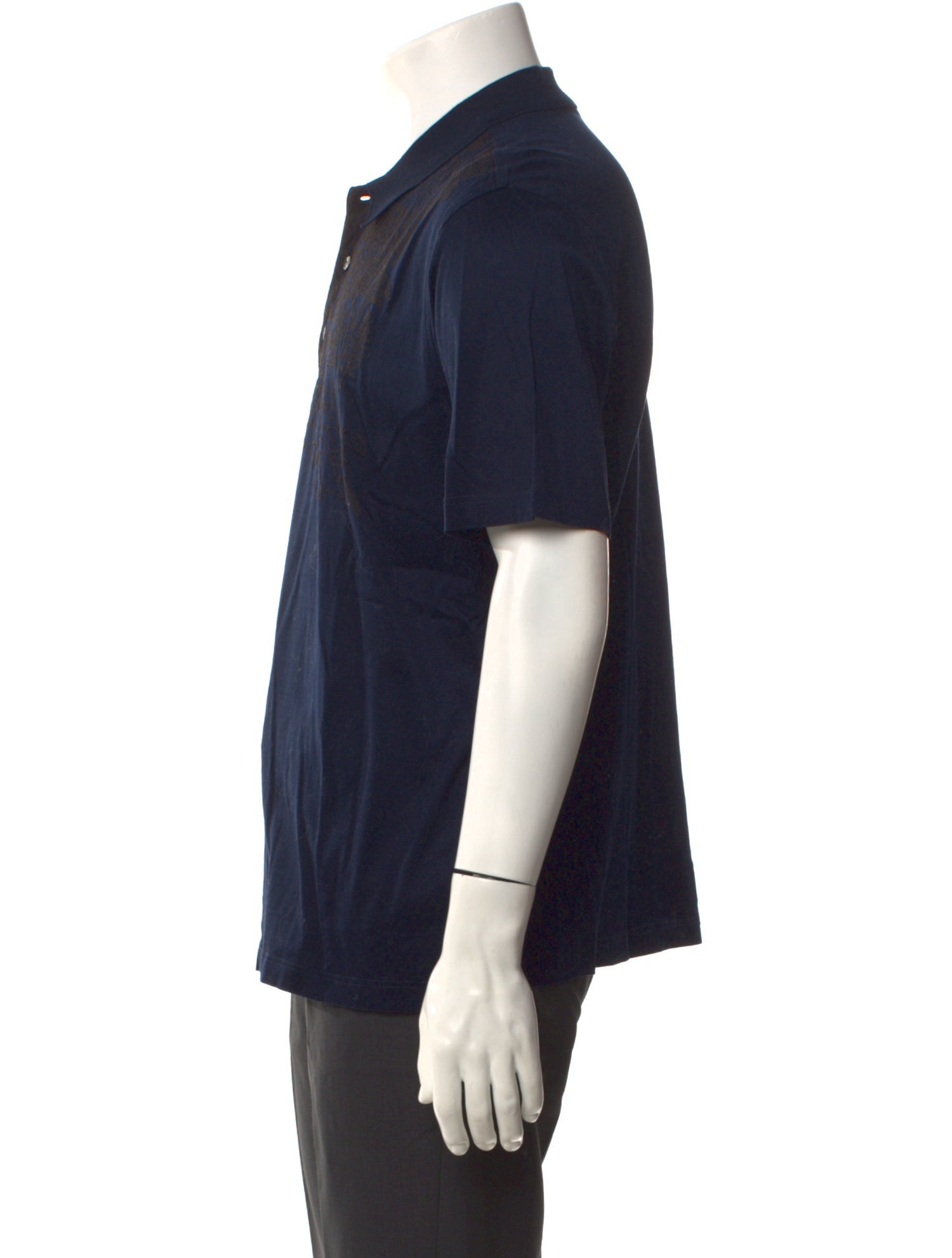 Brioni Crew Neck Short Sleeve Polo Shirt