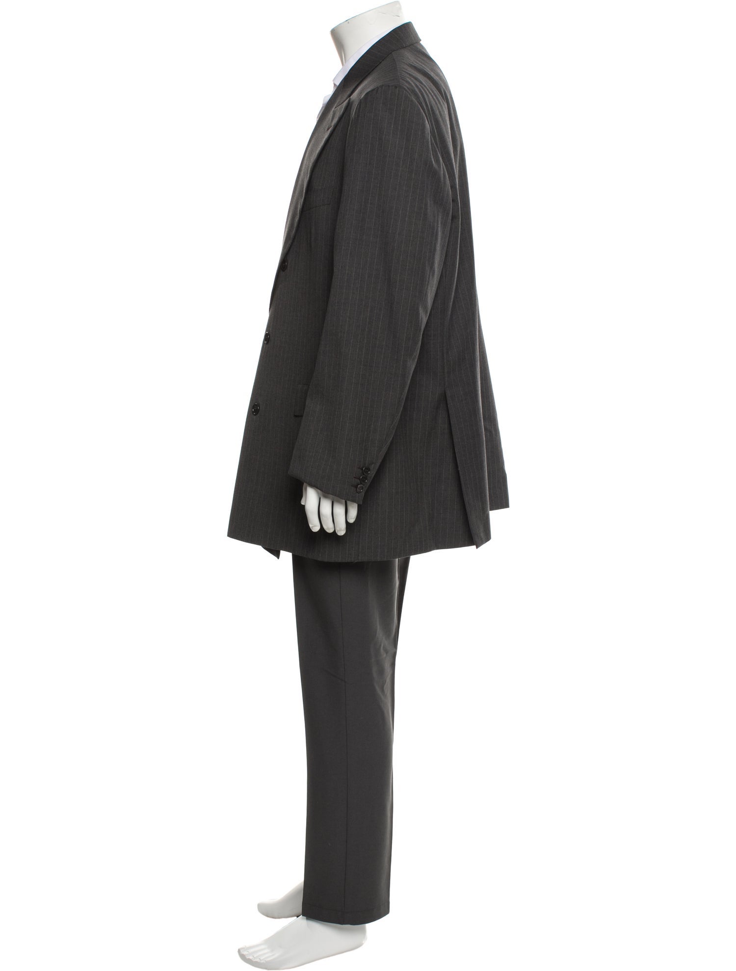 Brioni Wool Embroidered Accent Blazer