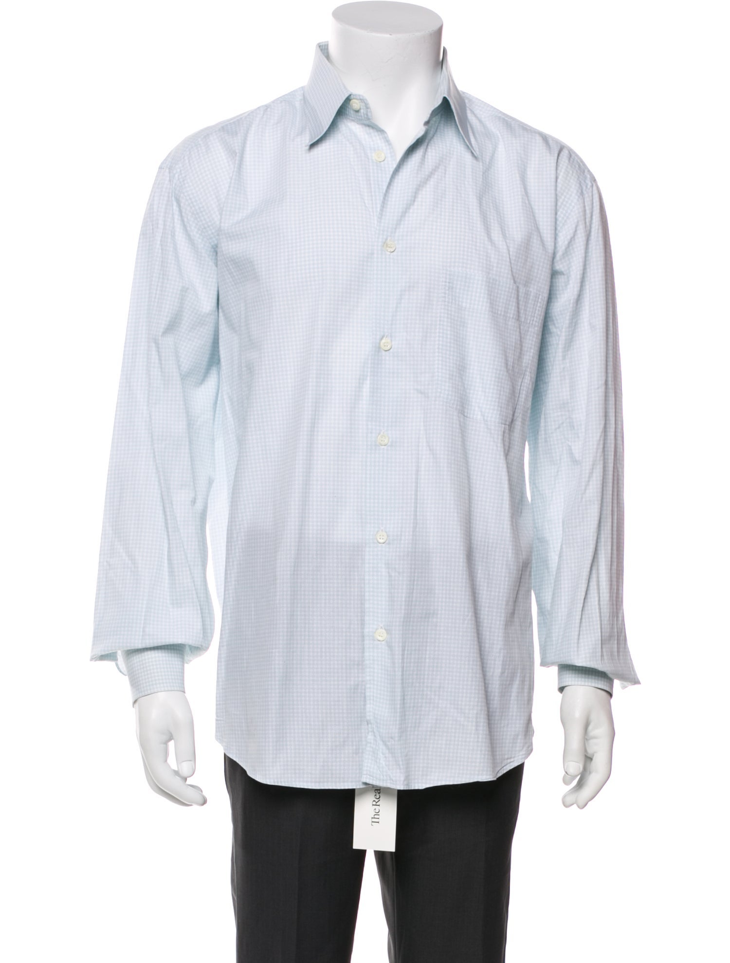 Brioni Striped Long Sleeve Dress Shirt