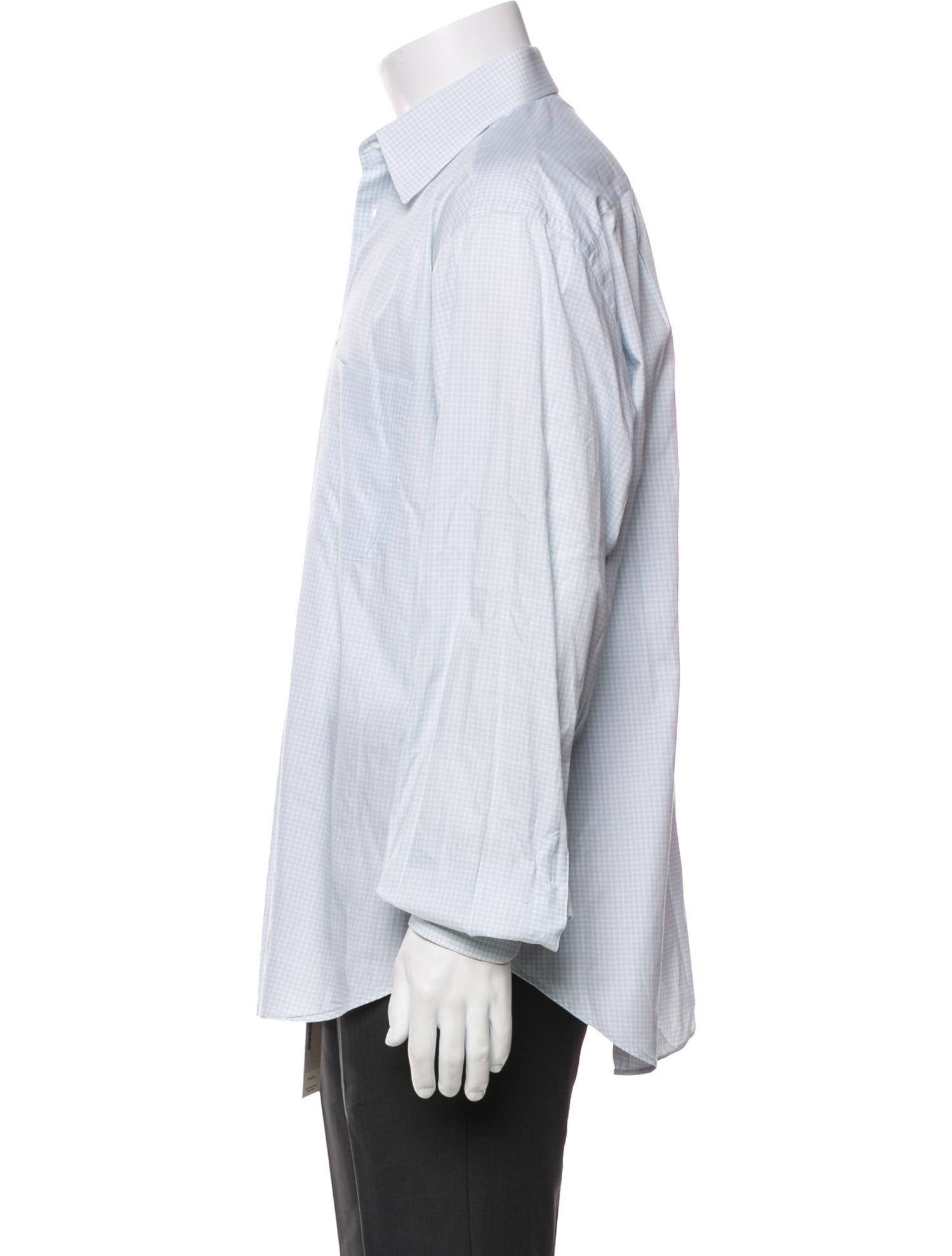 Brioni Striped Long Sleeve Dress Shirt