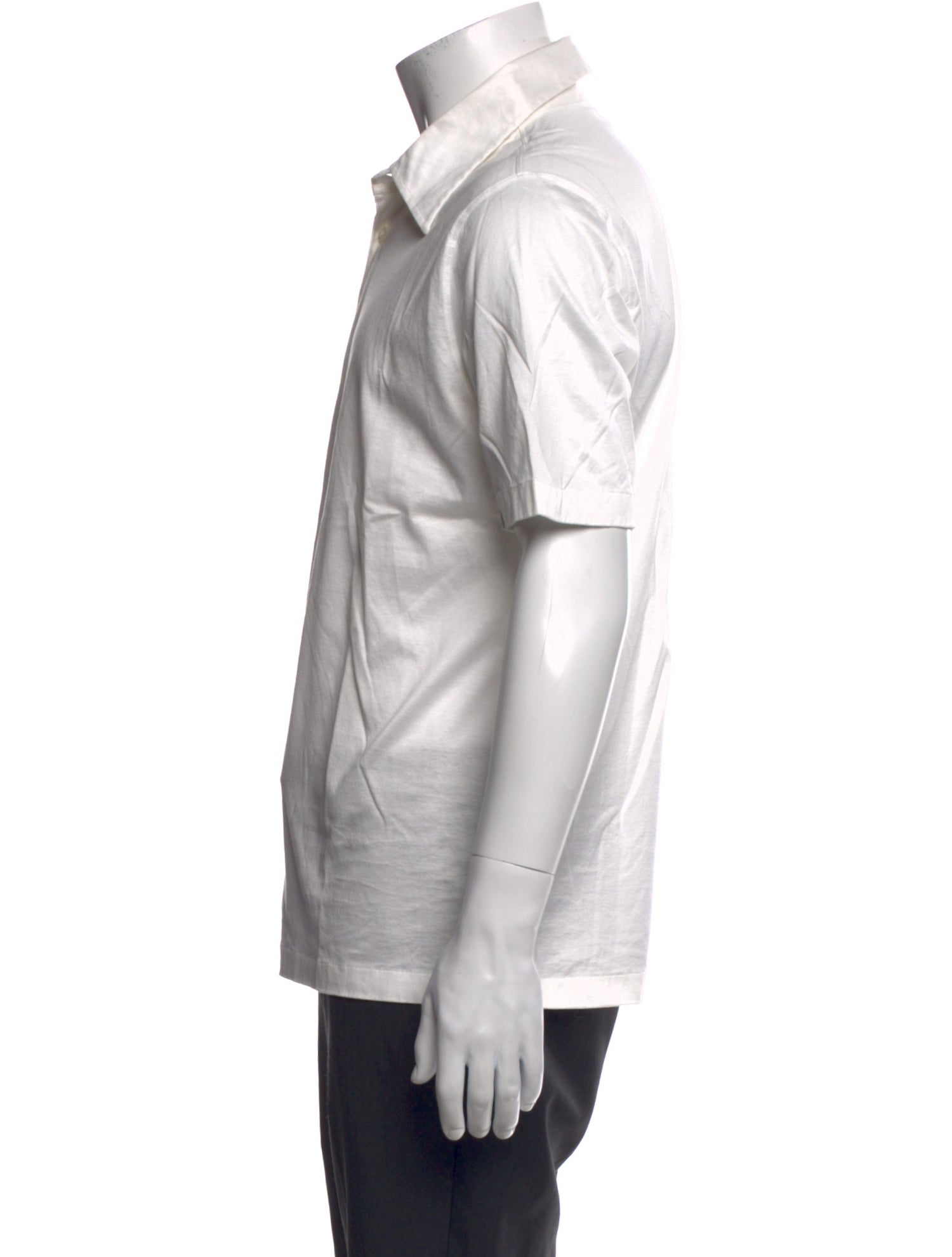 Brioni Collar Short Sleeve Polo Shirt