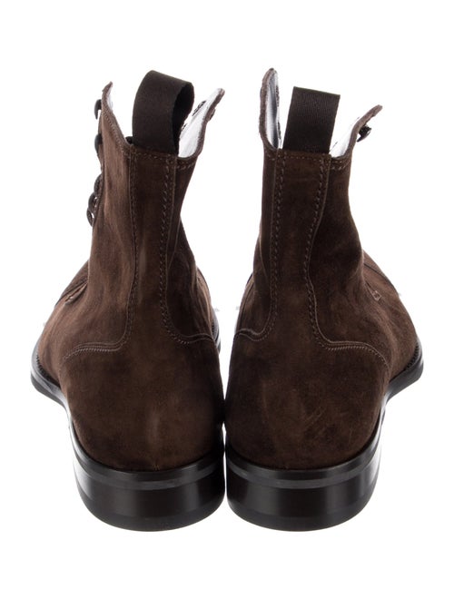 Brioni Suede Lace-Up Boots