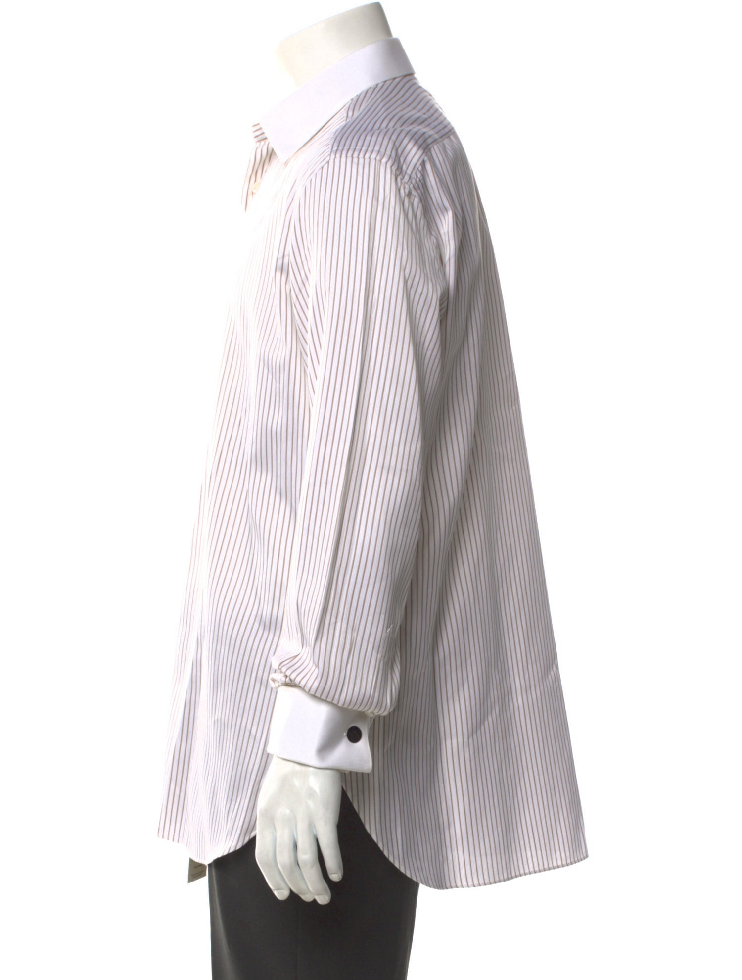 Brioni Striped Long Sleeve Shirt