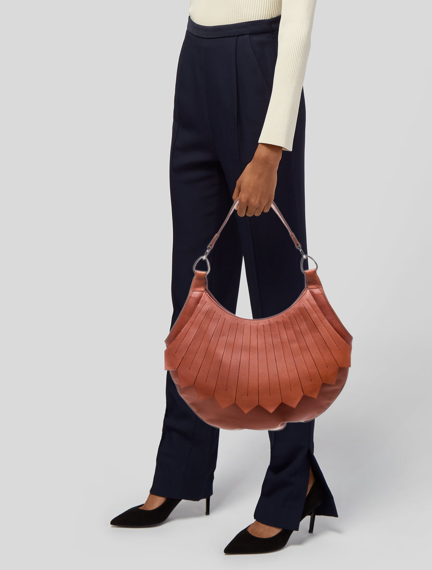 Brioni Leather Shoulder Bag