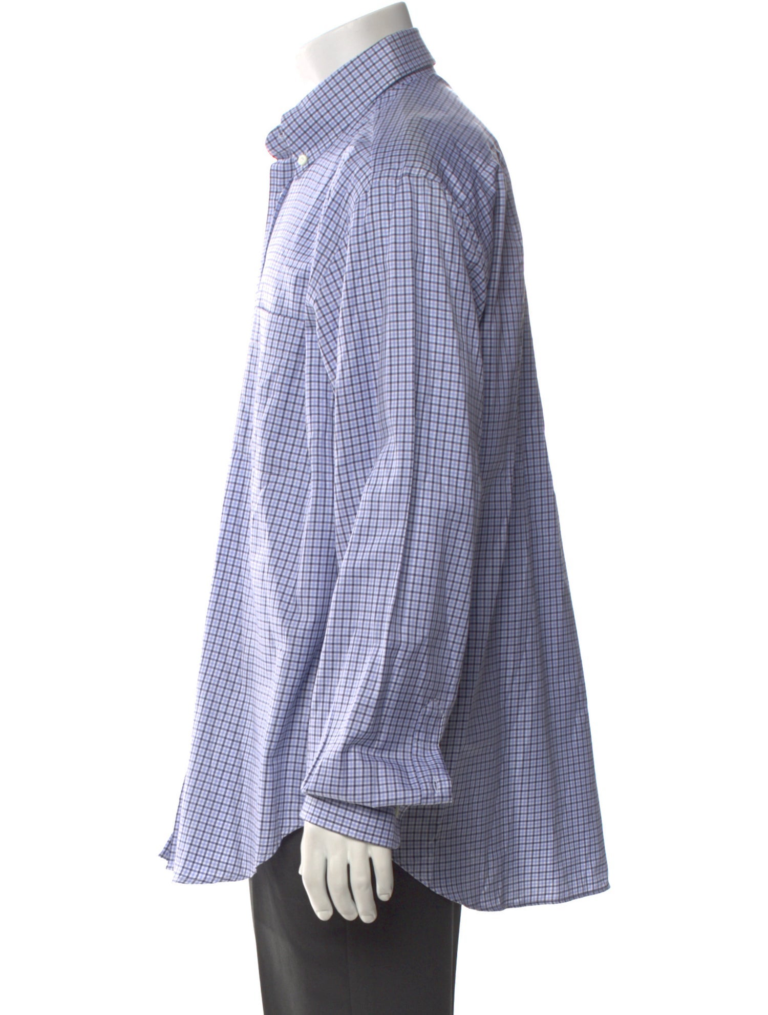 Brioni Plaid Print Long Sleeve Dress Shirt w/ Tags