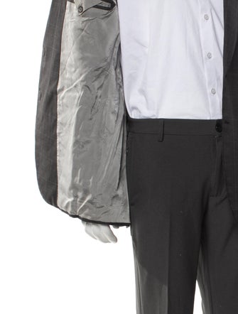 Brioni Plaid Print Blazer