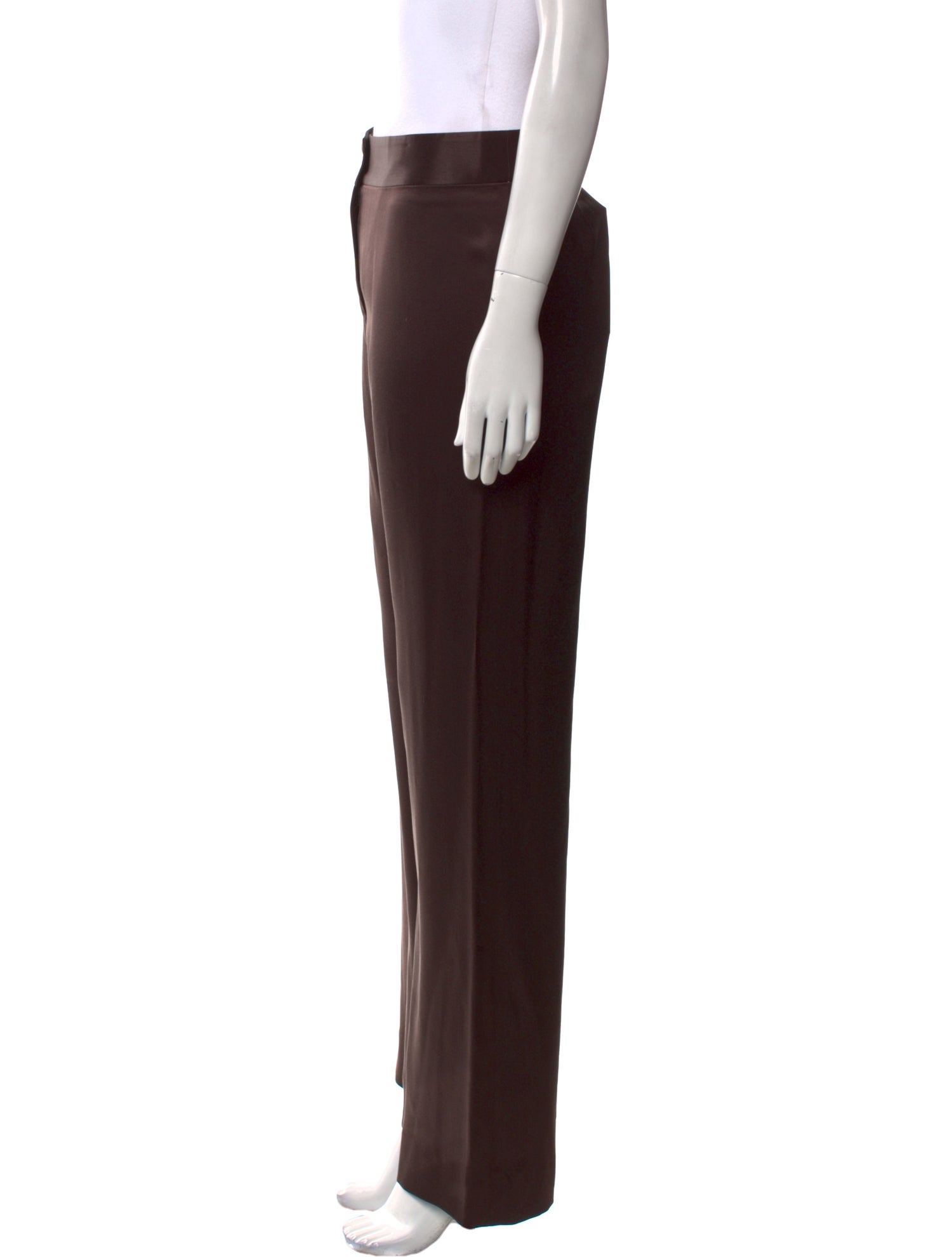 Brioni Silk Wide Leg Pants