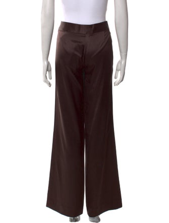 Brioni Silk Wide Leg Pants