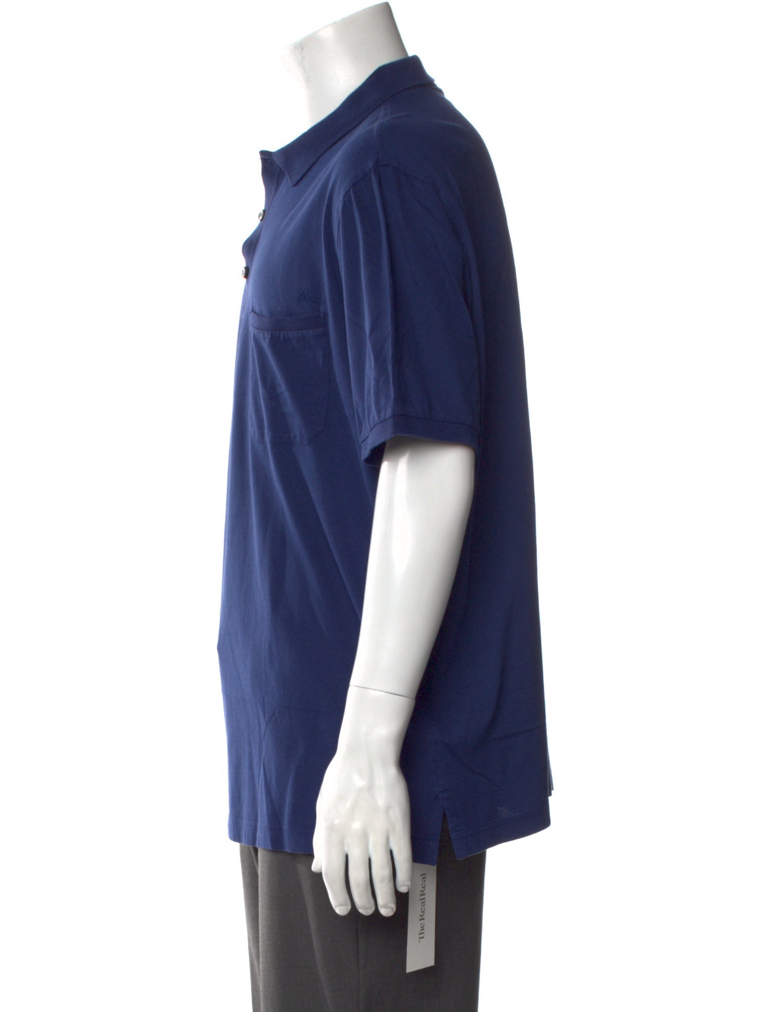 Brioni Crew Neck Short Sleeve Polo Shirt