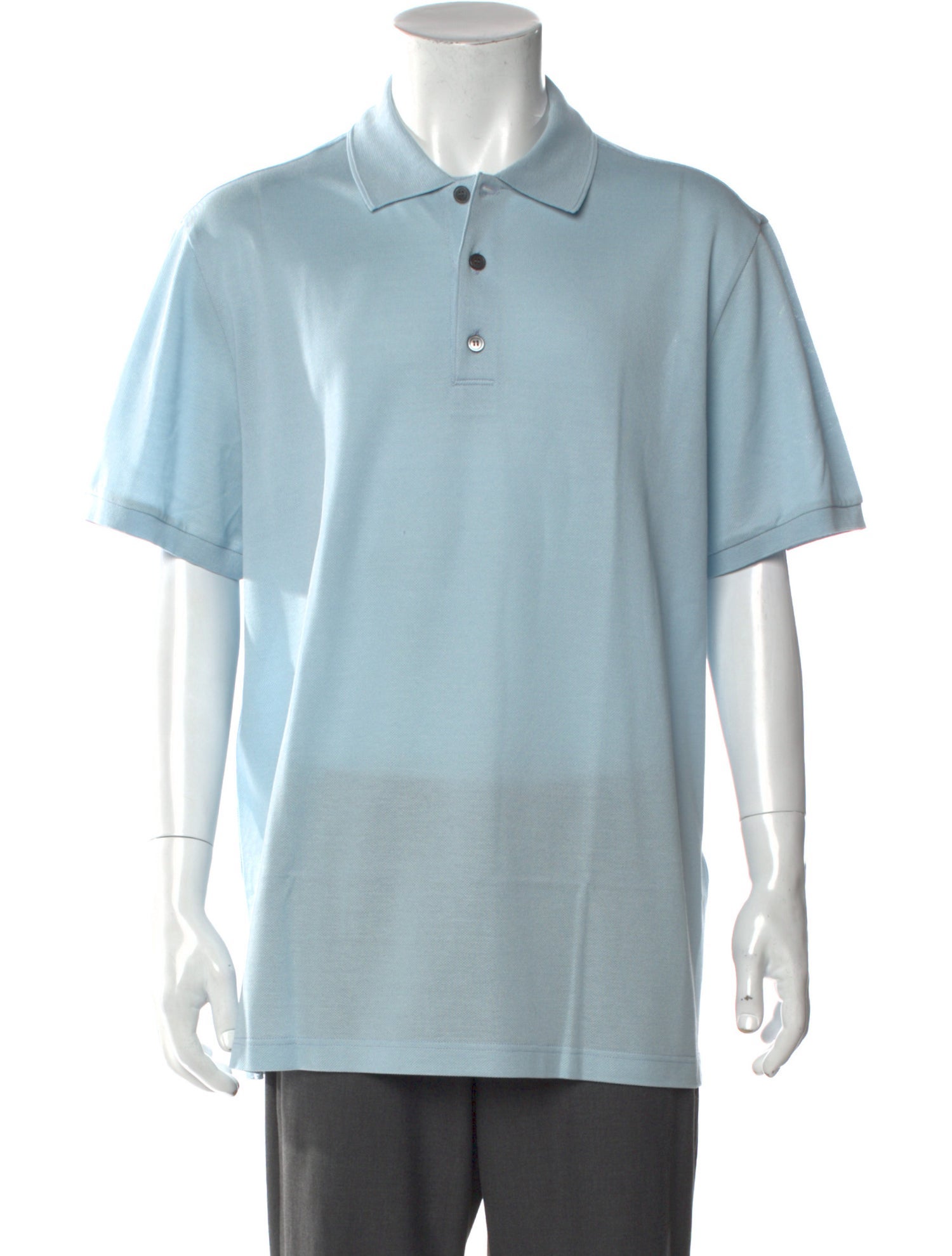 Brioni Crew Neck Short Sleeve Polo Shirt