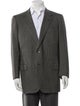 Brioni Wool Houndstooth Print Blazer