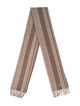 Brioni Wool Striped Scarf