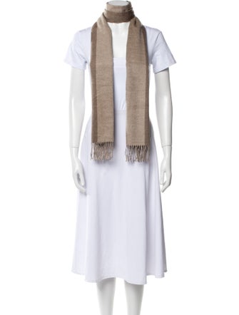 Brioni Wool Striped Scarf