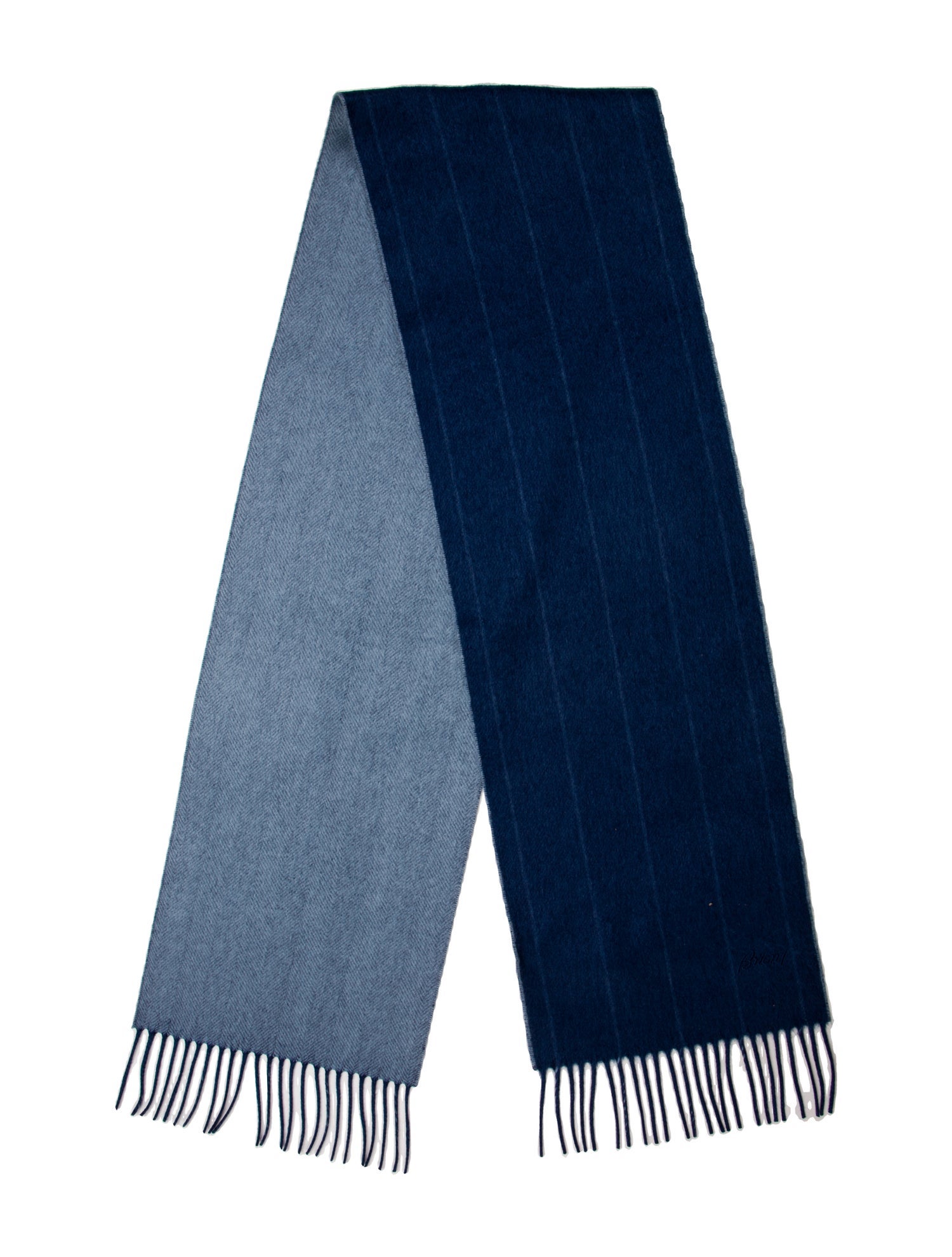 Brioni Cashmere Striped Scarf