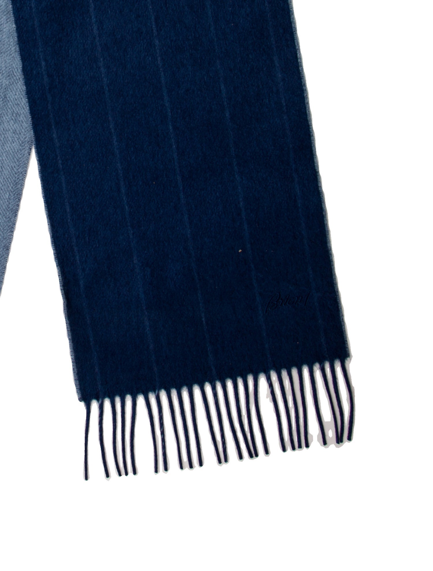 Brioni Cashmere Striped Scarf