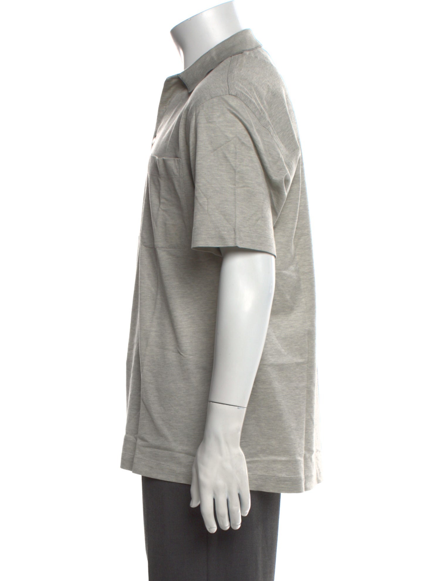 Brioni Crew Neck Short Sleeve Polo Shirt