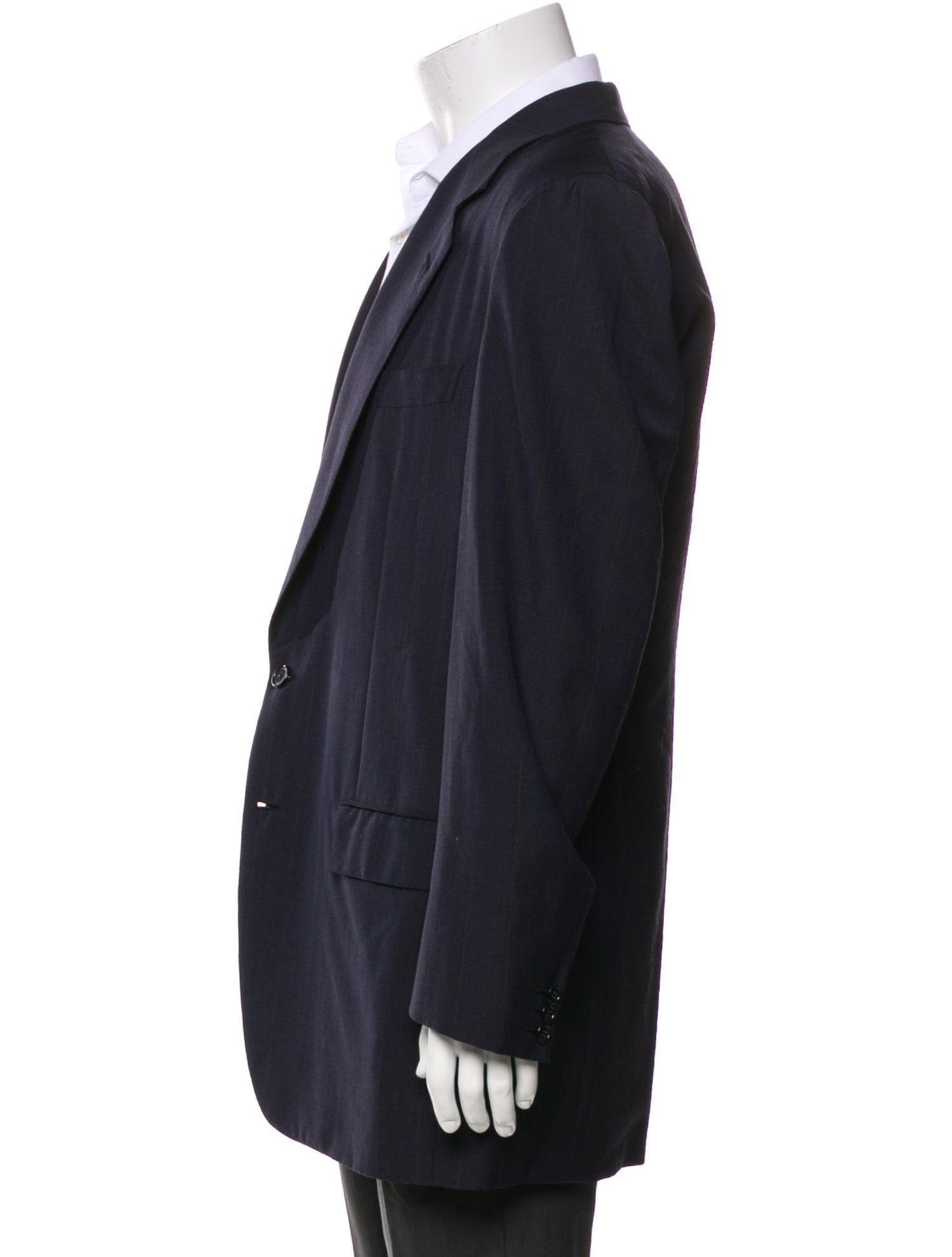 Brioni Wool Striped Blazer