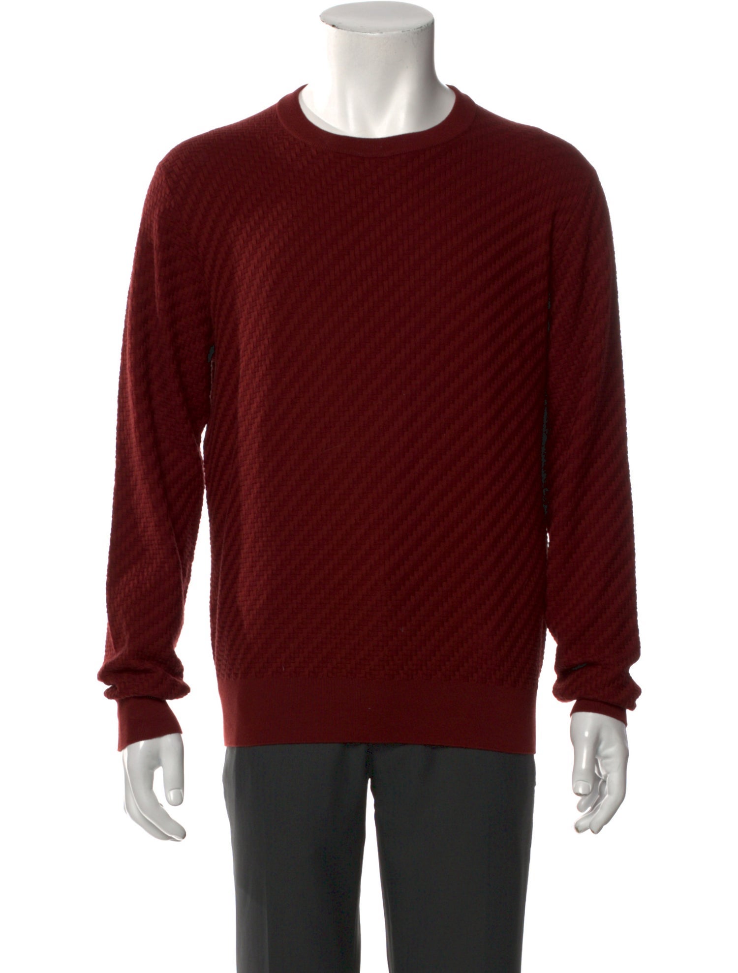 Brioni Crew Neck Long Sleeve Pullover