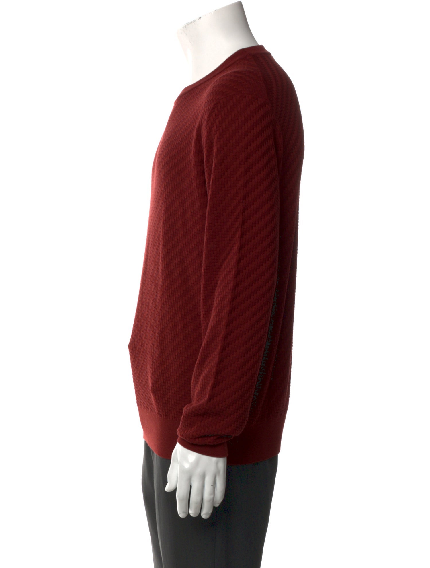 Brioni Crew Neck Long Sleeve Pullover