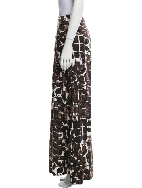 Brioni Linen Wide Leg Pants