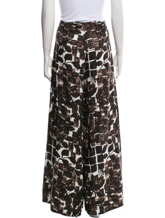 Brioni Linen Wide Leg Pants