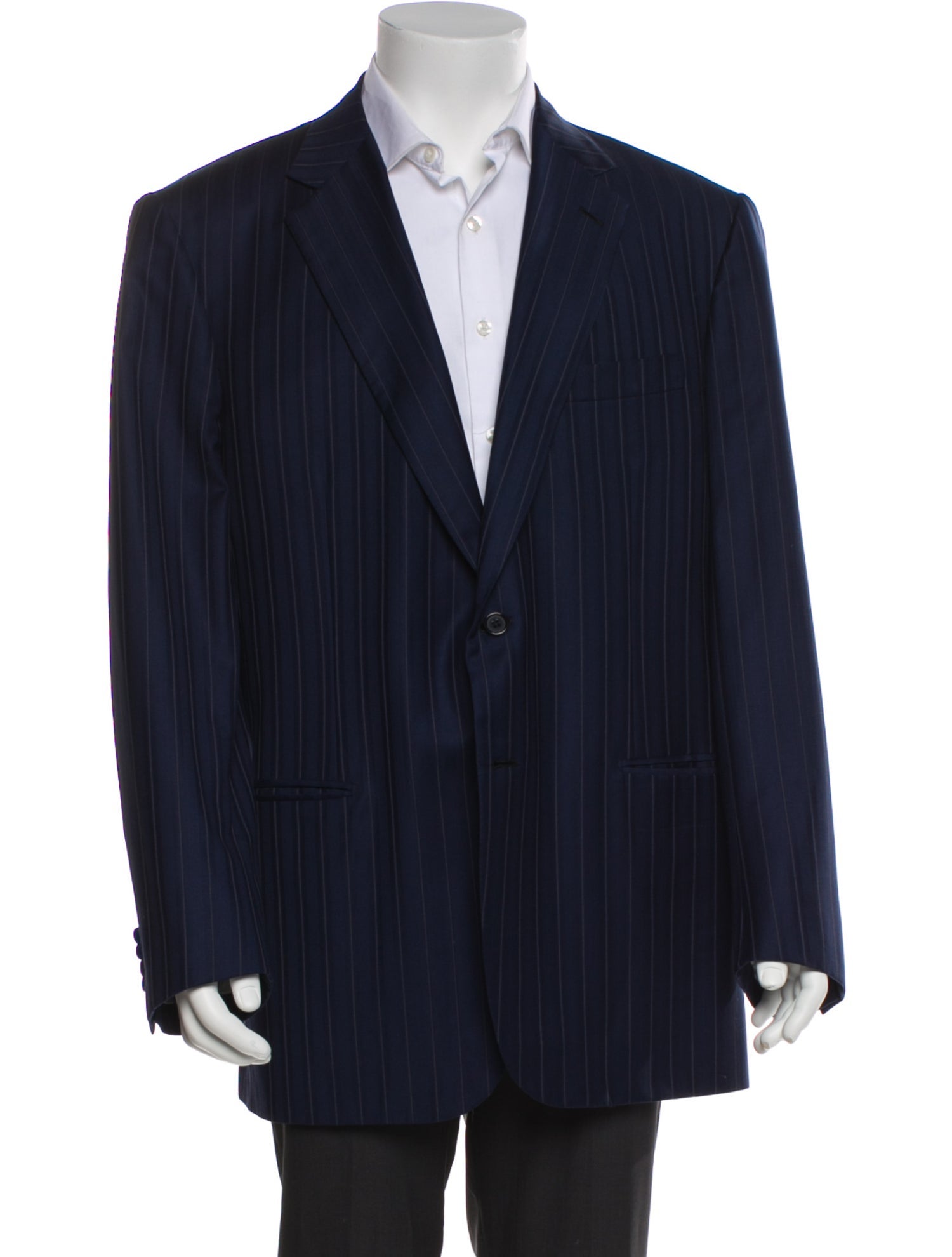 Brioni Wool Striped Blazer