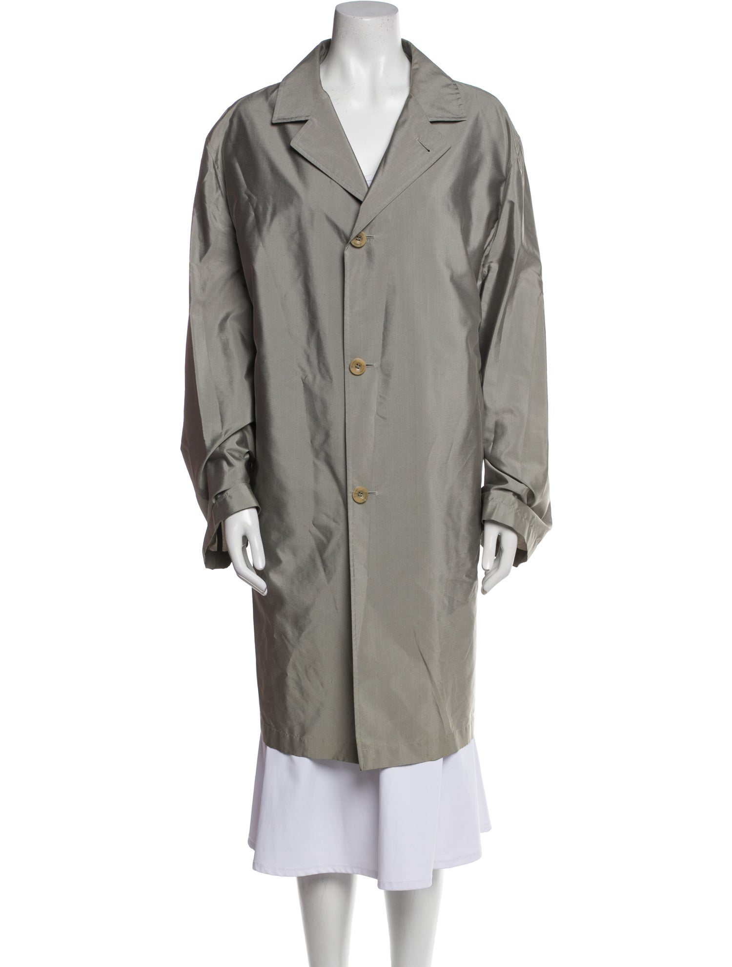 Brioni Silk Trench Coat