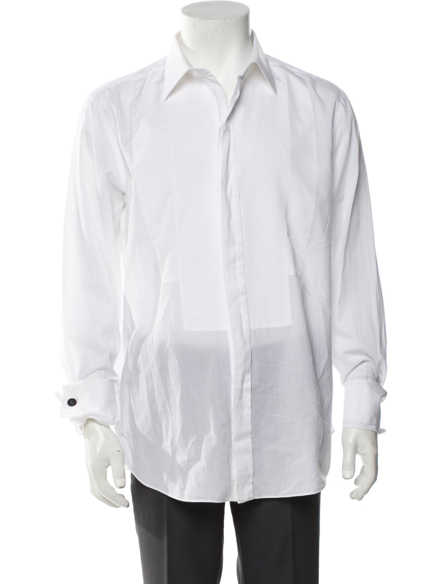 Brioni Long Sleeve Tuxedo Shirt
