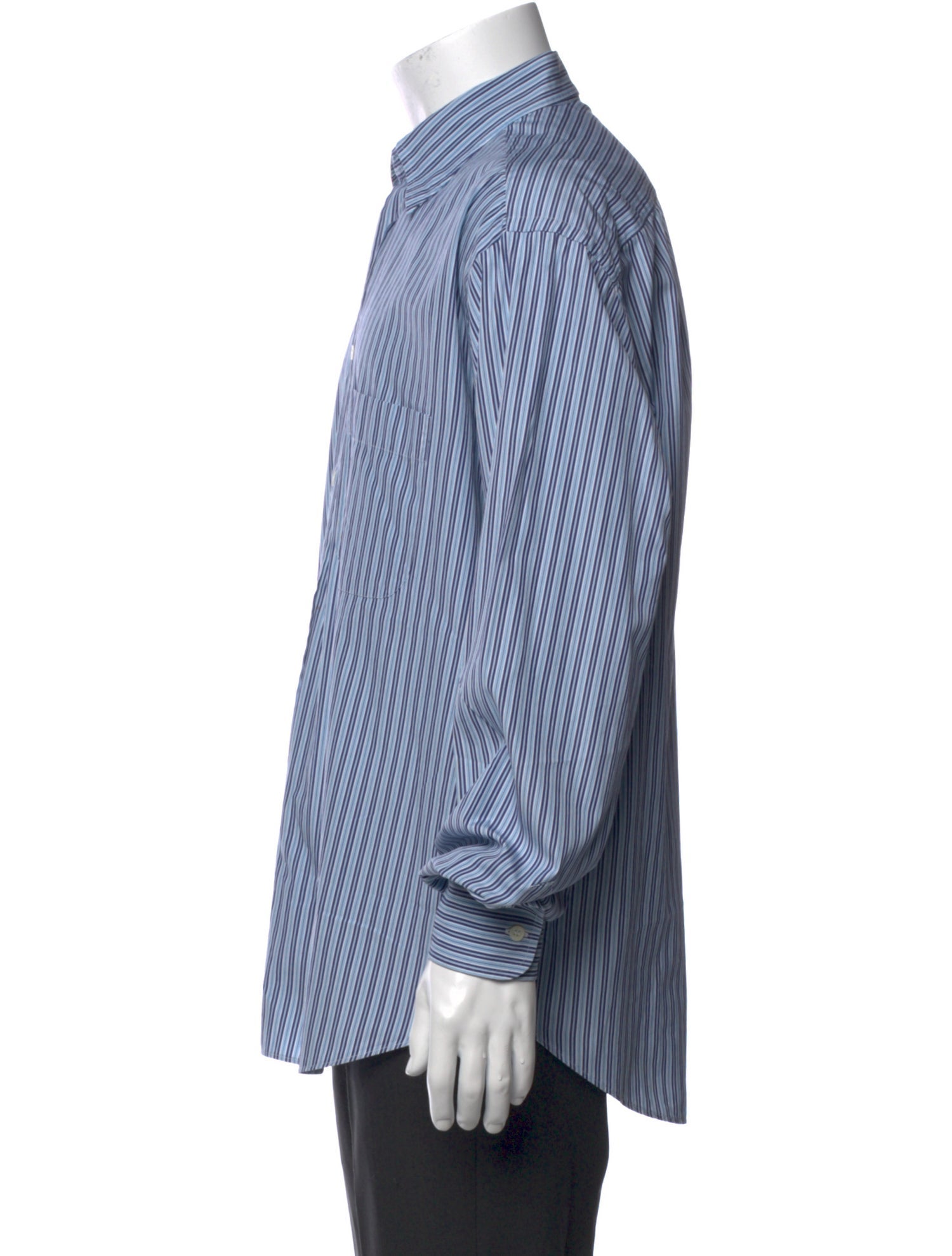 Brioni Striped Long Sleeve Shirt