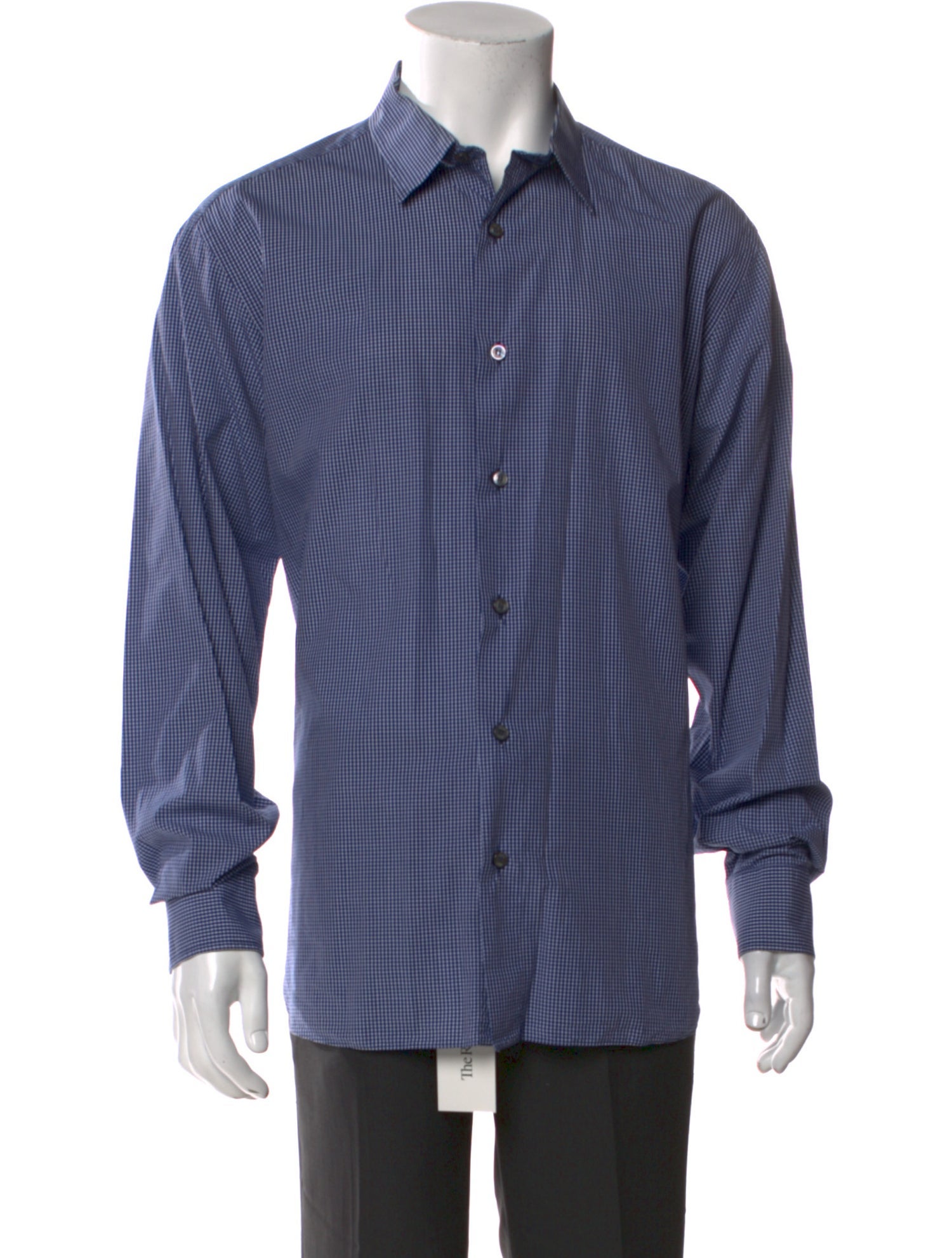 Brioni Plaid Print Long Sleeve Shirt
