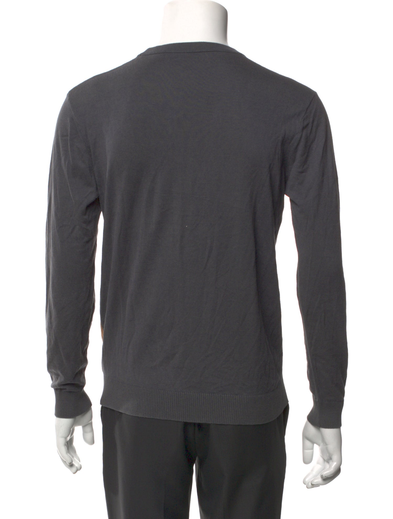 Brioni Colorblock Pattern Crew Neck T-Shirt