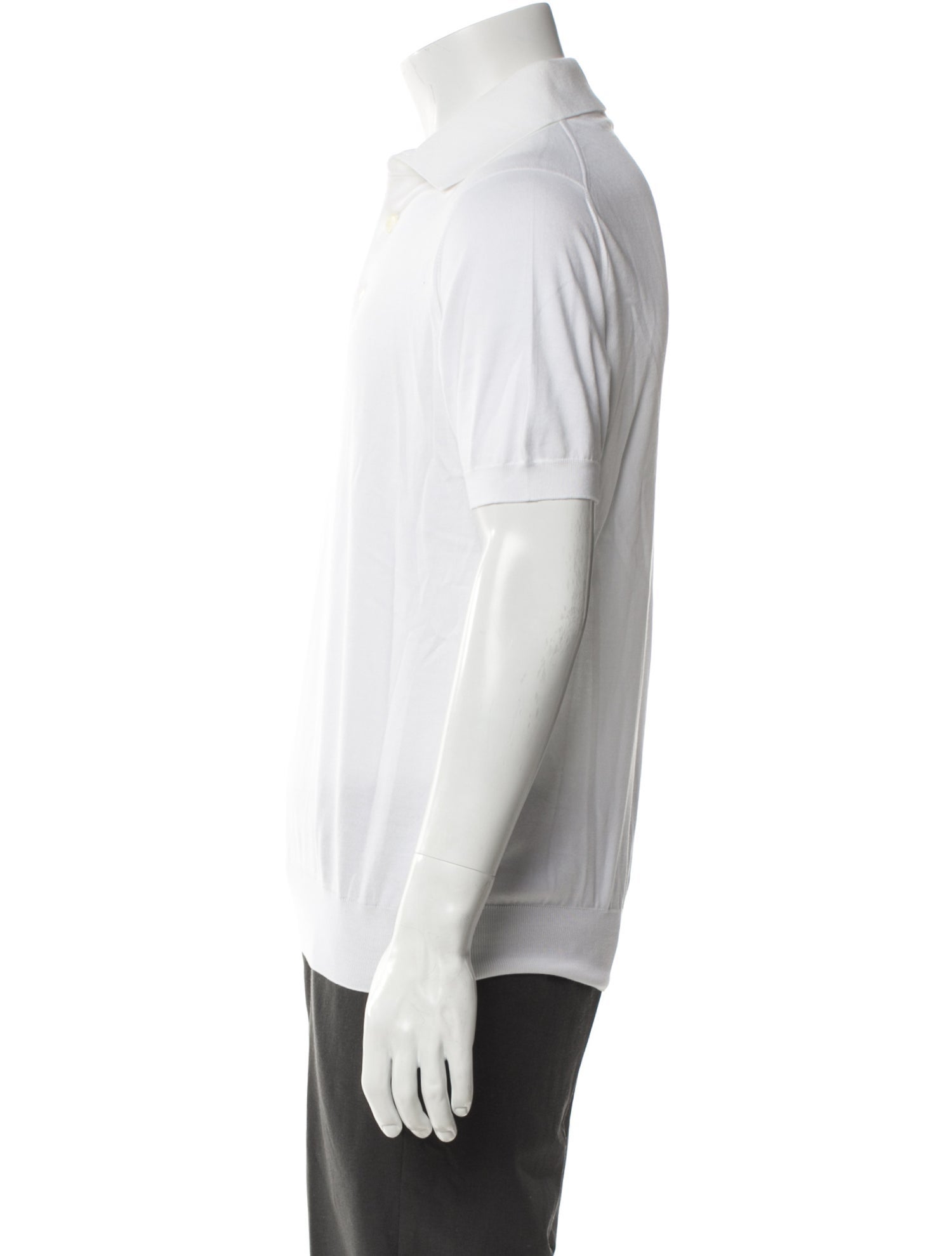 Brioni Collar Short Sleeve Polo Shirt