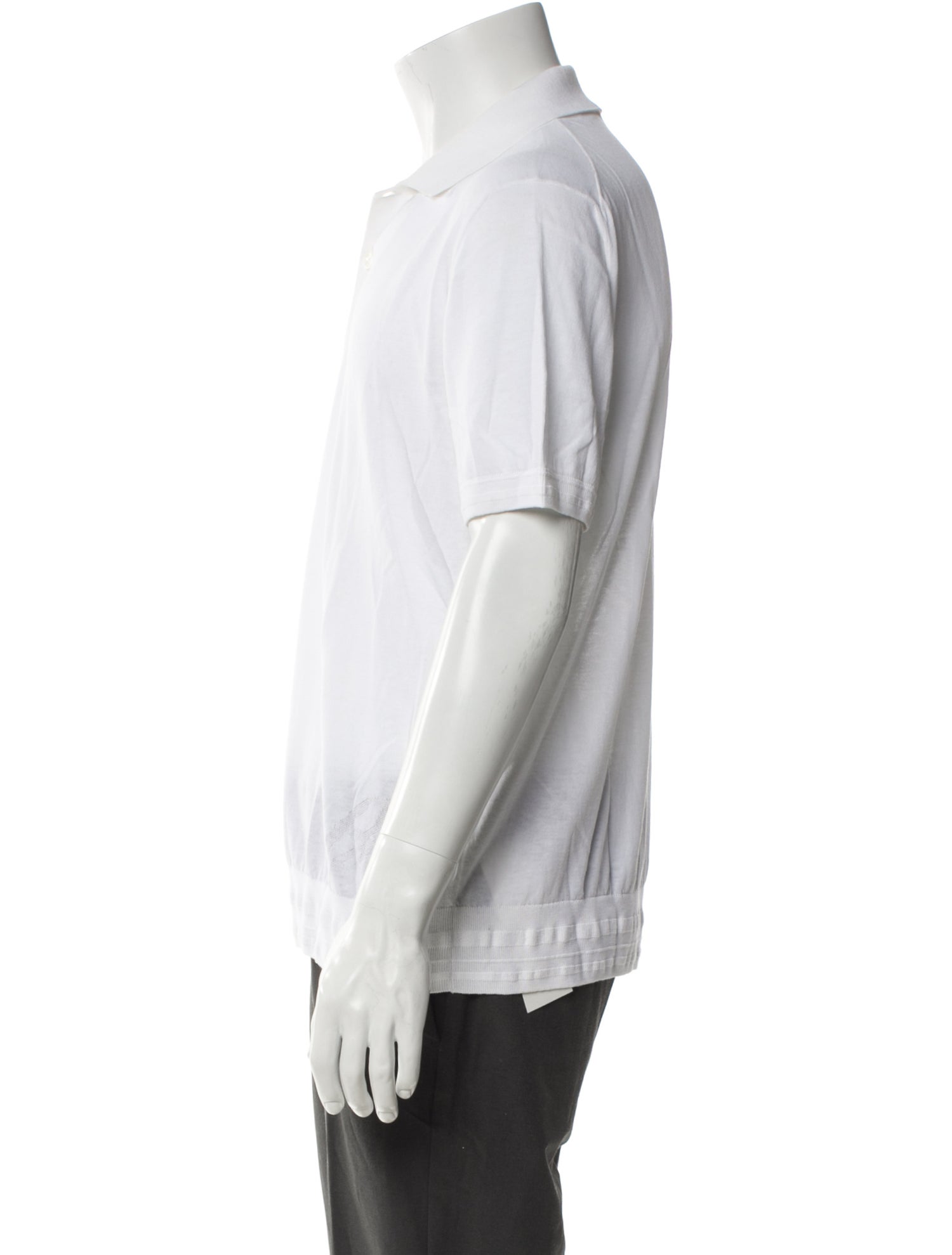 Brioni Collar Short Sleeve Polo Shirt