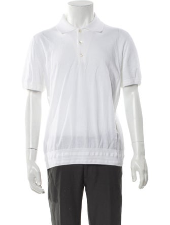 Brioni Collar Short Sleeve Polo Shirt