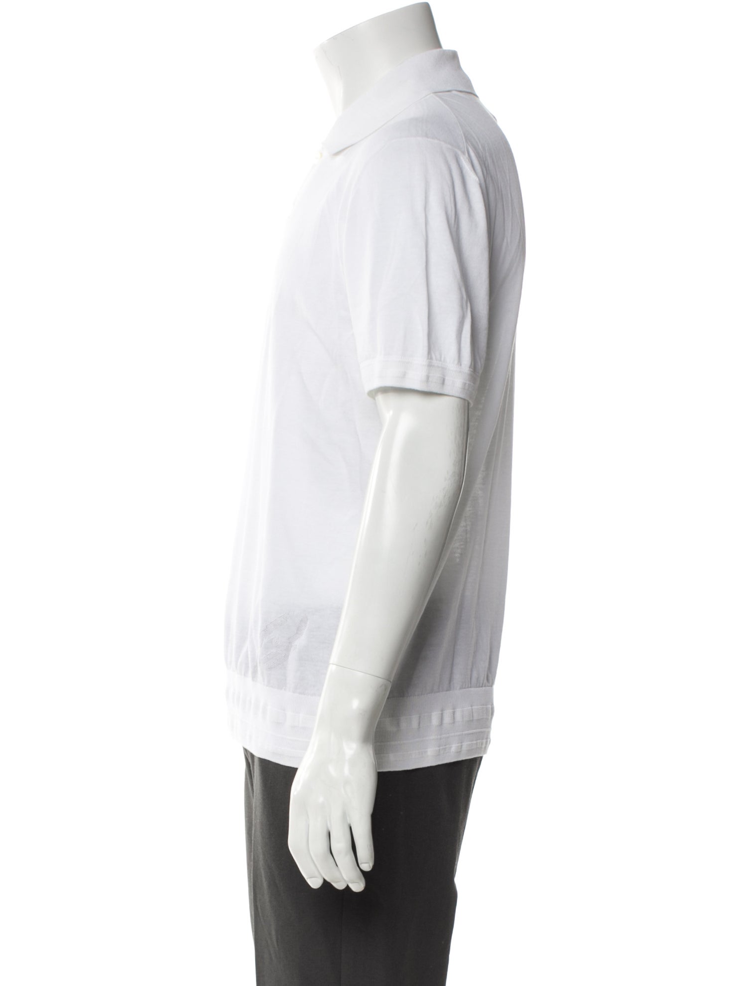 Brioni Collar Short Sleeve Polo Shirt