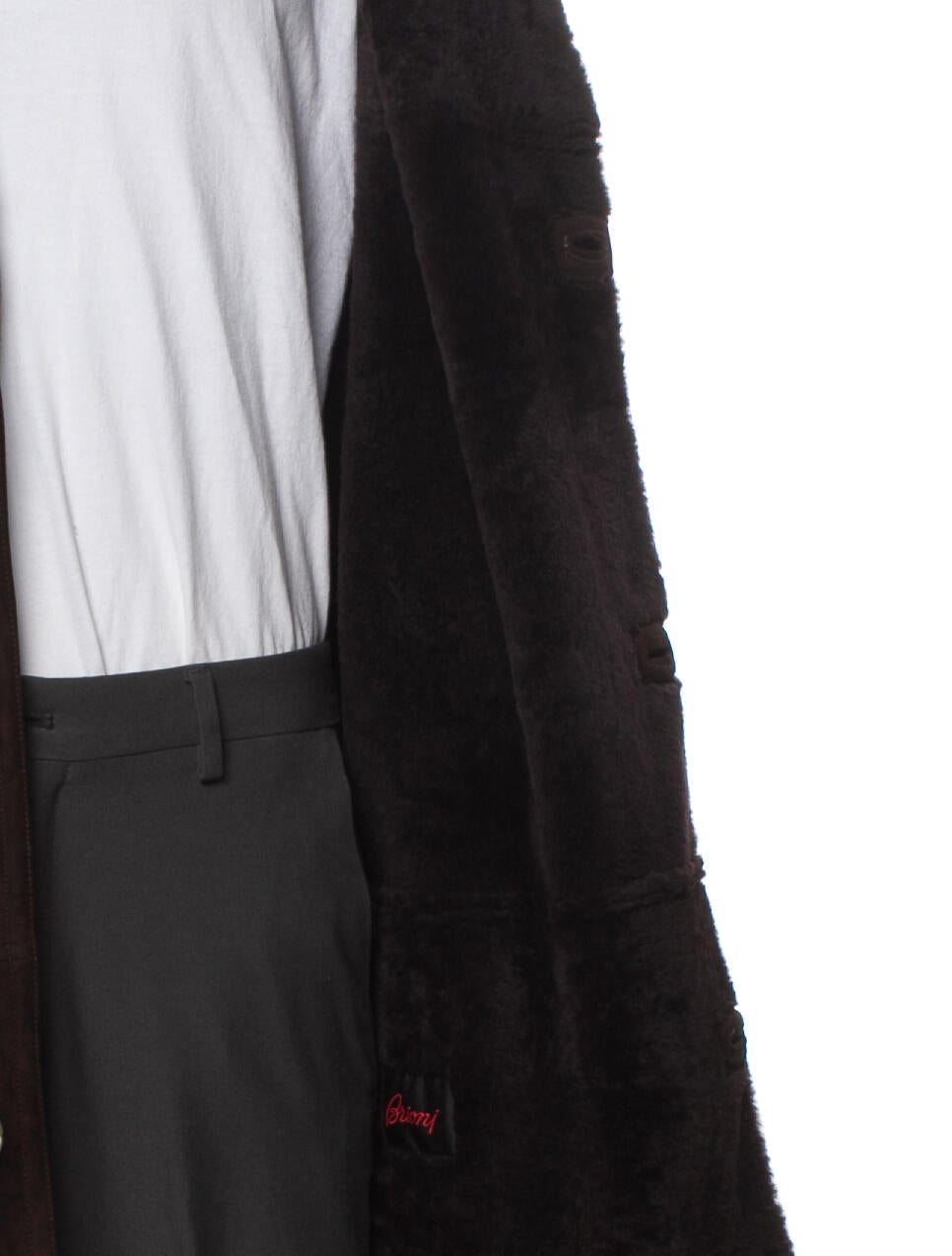 Brioni Leather Overcoat