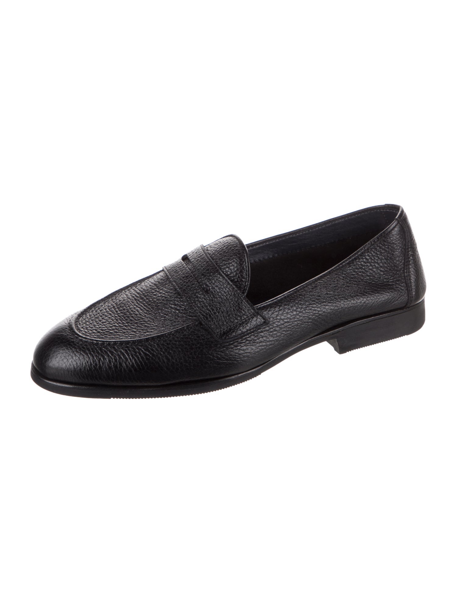 Brioni Leather Dress Loafers