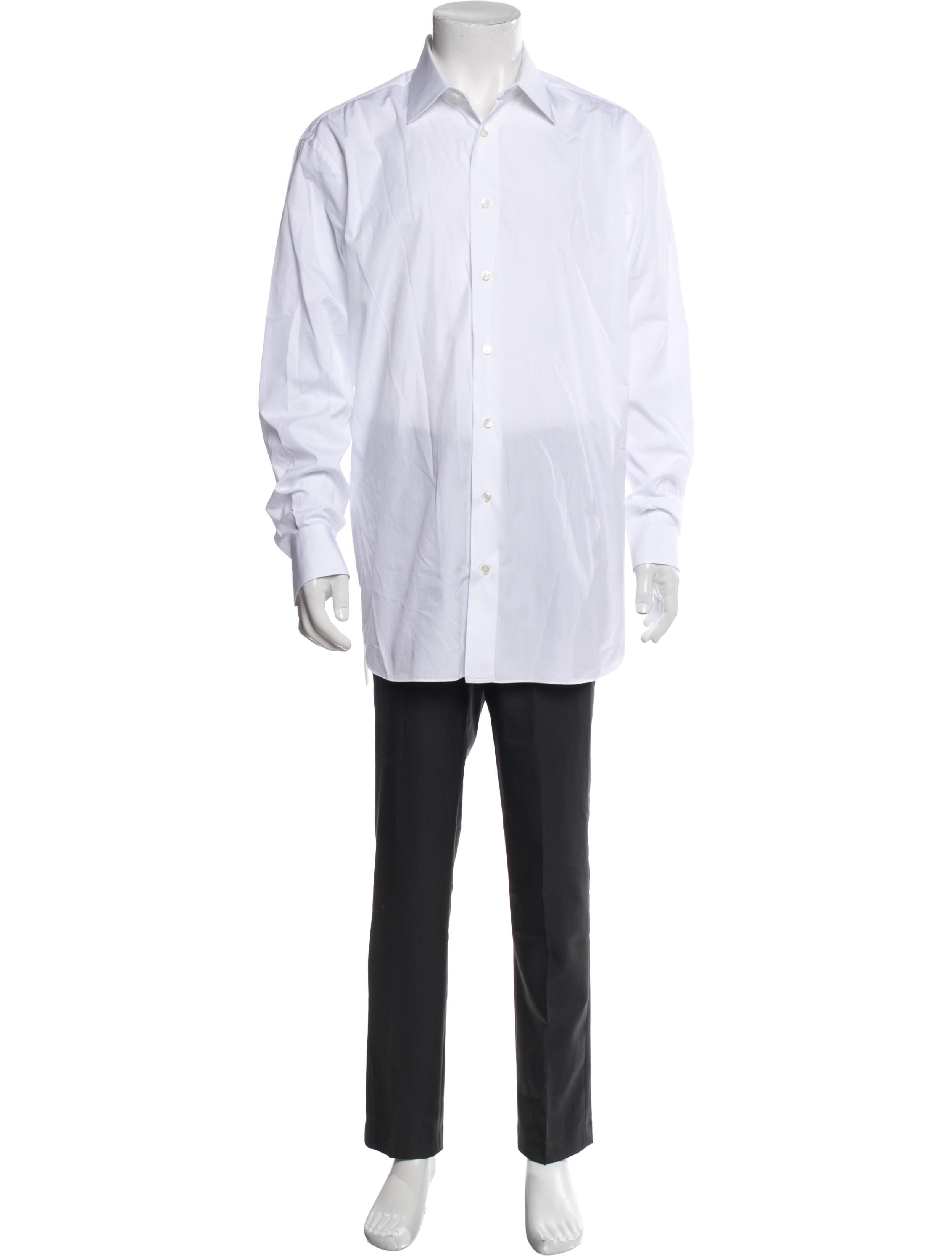 Brioni Long Sleeve Tuxedo Shirt