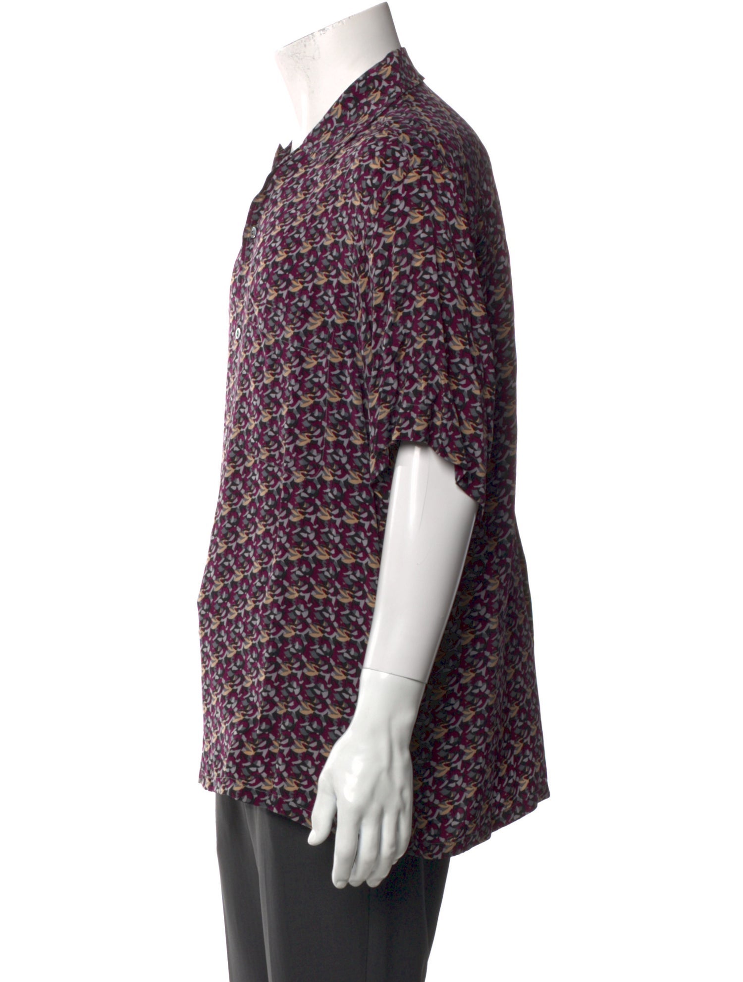 Brioni Printed Short Sleeve Shirt