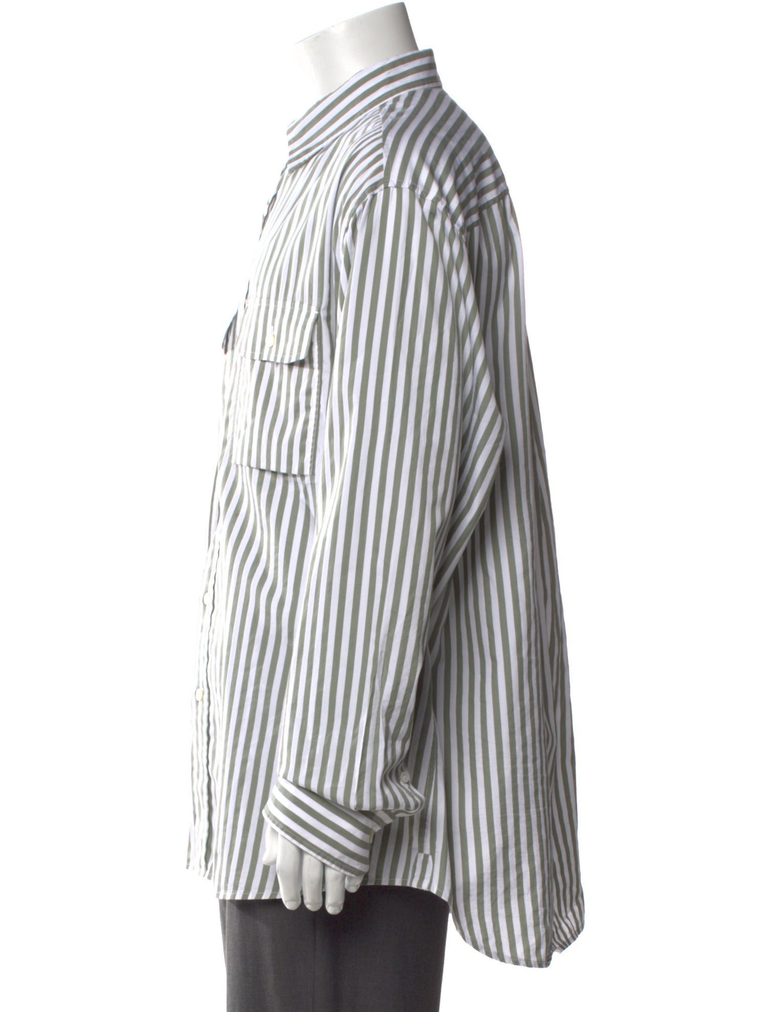 Brioni Striped Long Sleeve Jersey