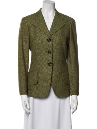 Brioni Wool Printed Blazer