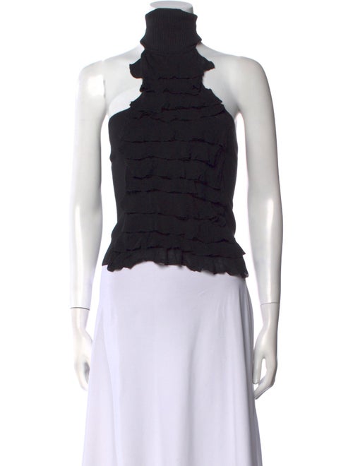 Brioni Wool Strapless Crop Top